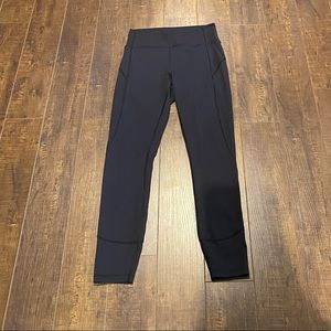 Lululemon leggings, size 8, black.
